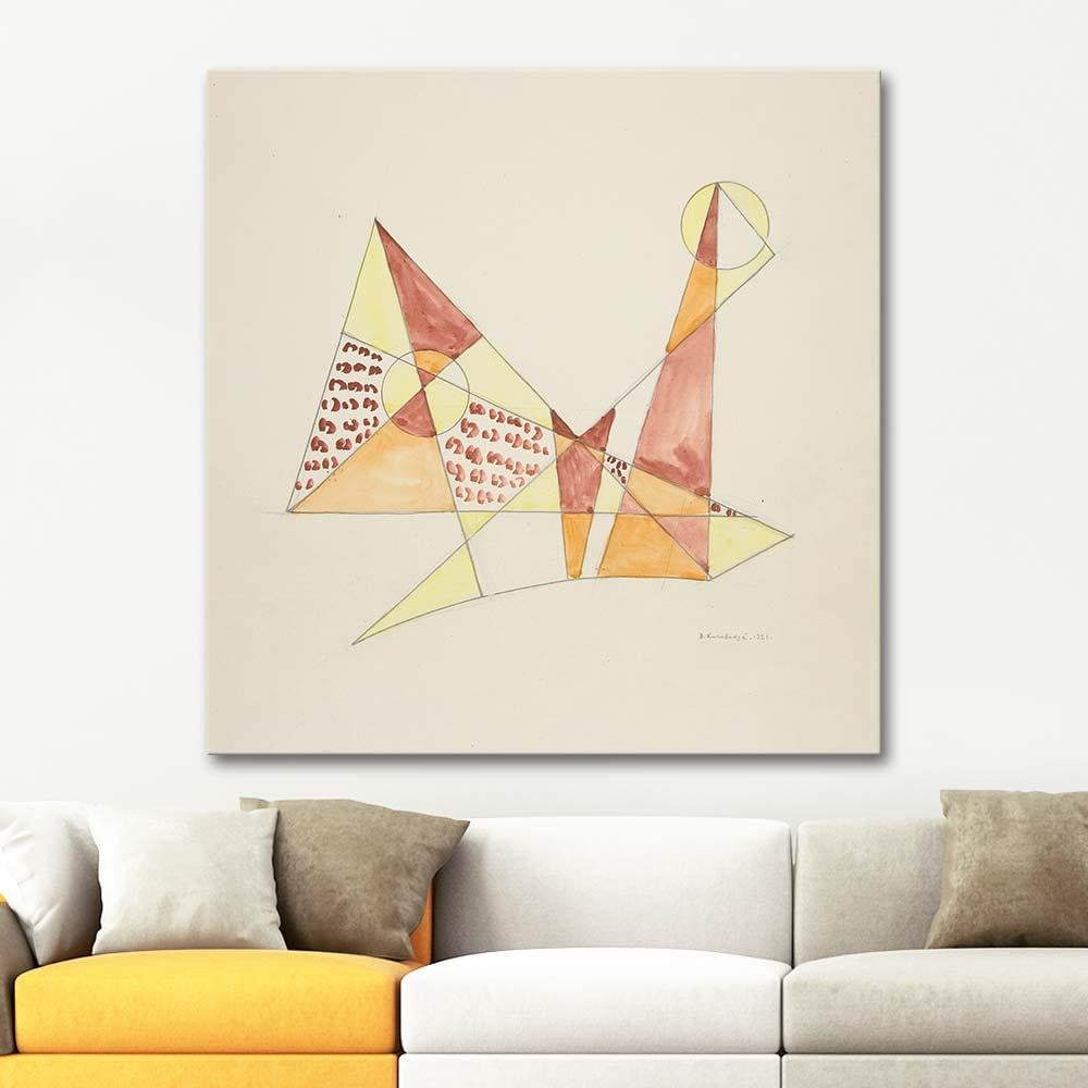 David Kakabadze Abstraction Based On Sails III Art Print