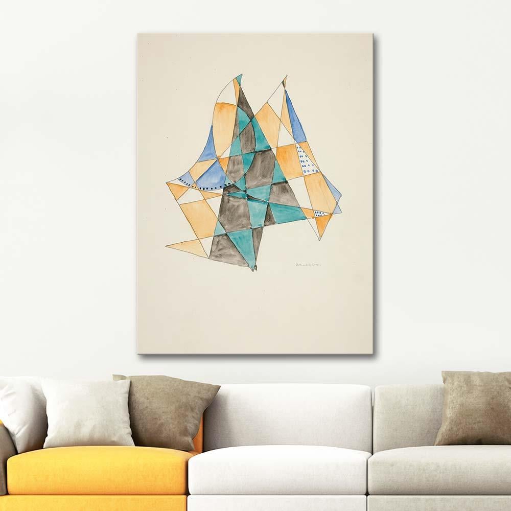David Kakabadze Abstraction Based On Sails VII Art Print