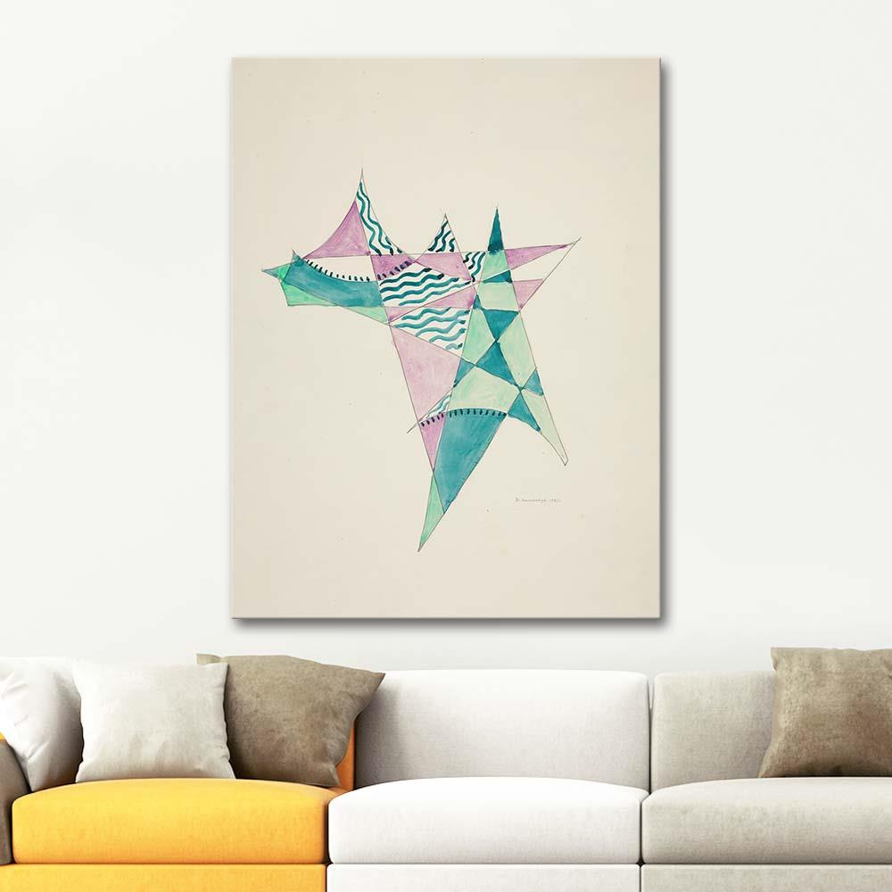 David Kakabadze Abstraction Based On Sails VIII Art Print
