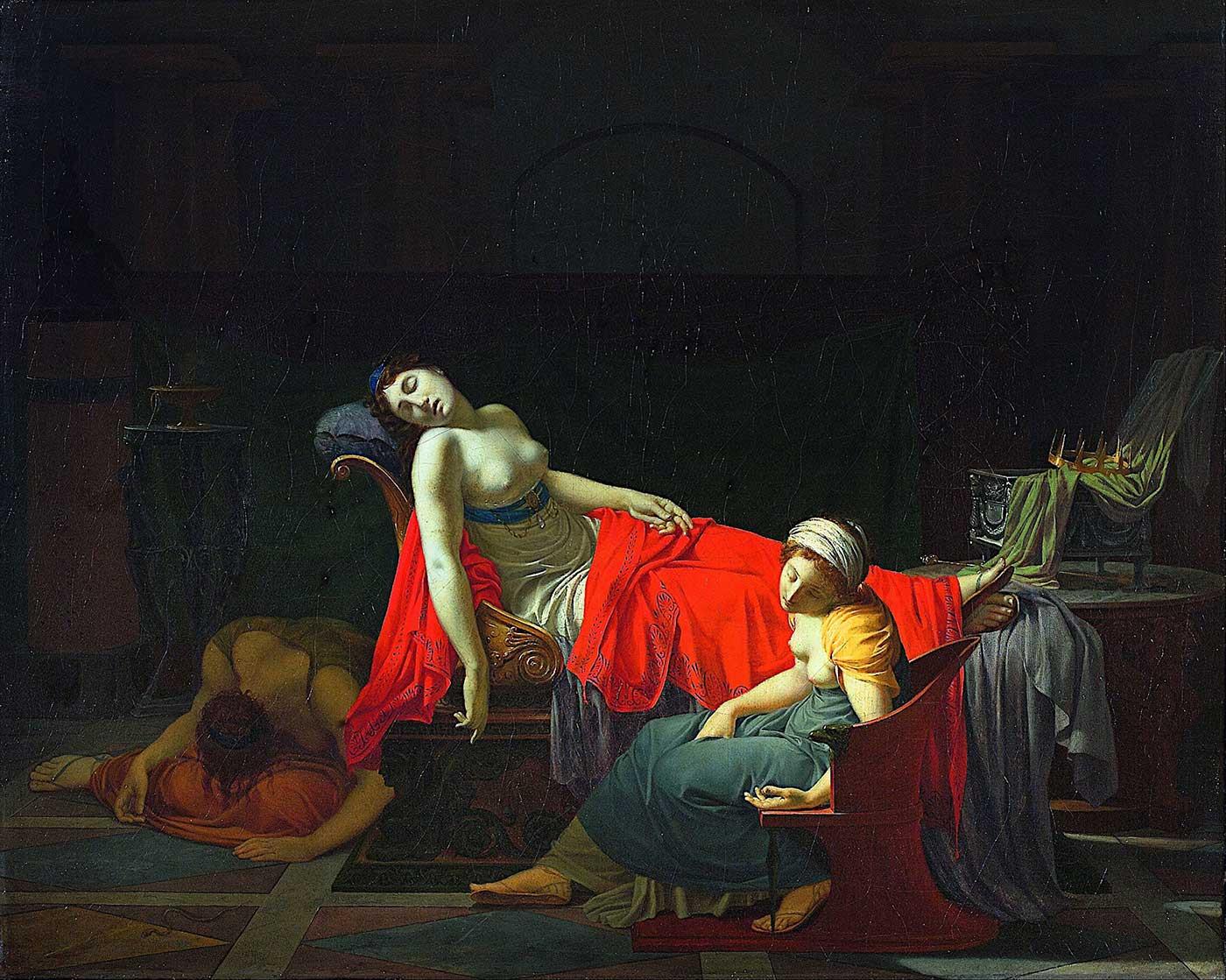 Death Of Cleopatra by Jean-Baptiste Regnault