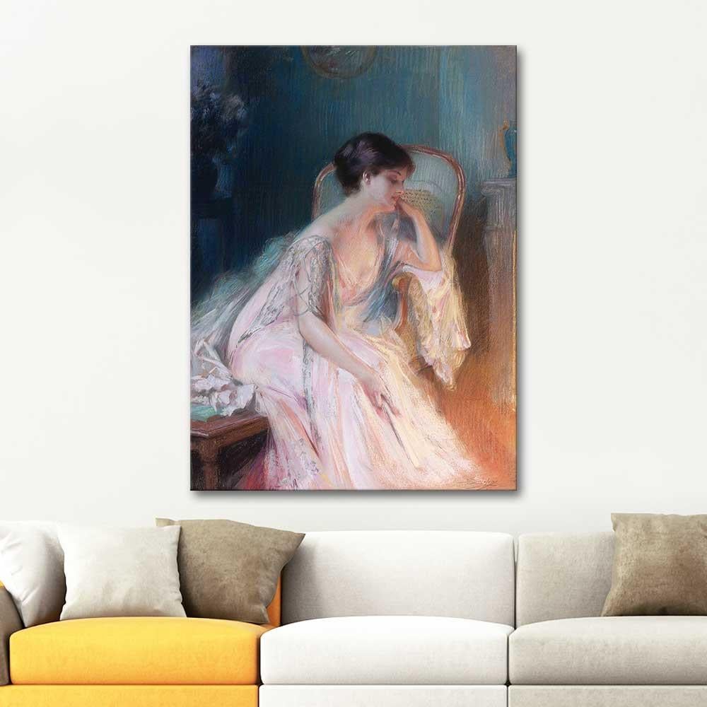 Delphin Enjolras Sitting Woman Art Print