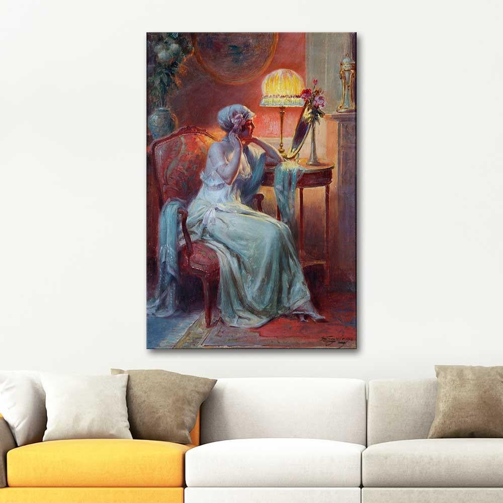 Delphin Enjolras Ayna Kanvas Tablo