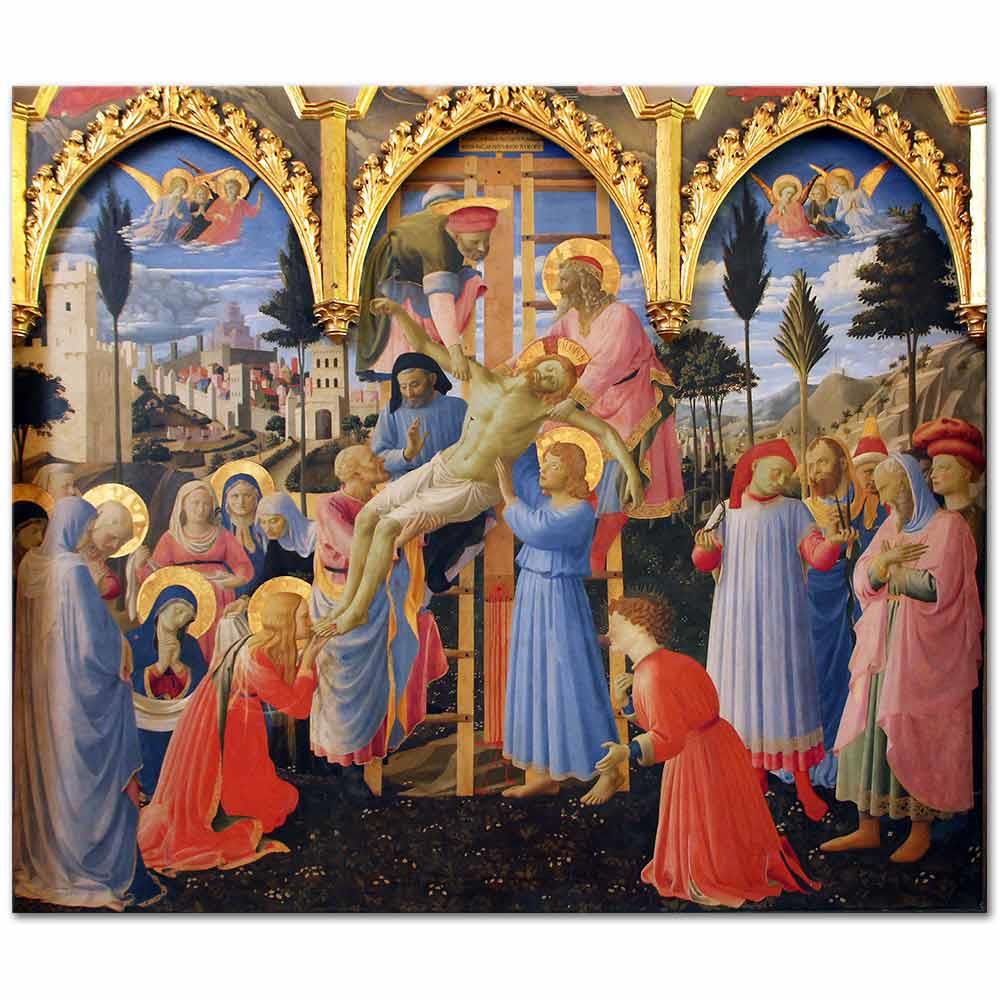 Deposition of Christ by Fra Angelico as Art Print