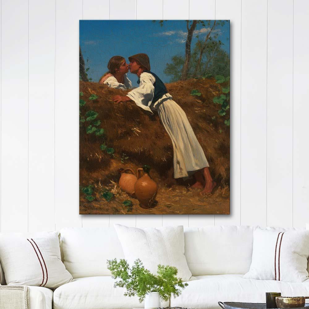 August von Pettenkofen Öpüş II Kanvas Tablo