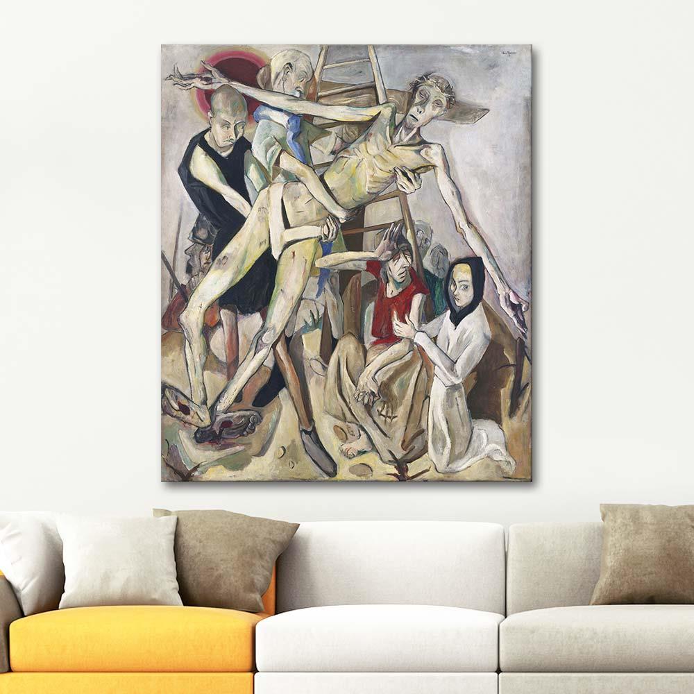 Descent from the Cross by Max Beckmann as Art Print