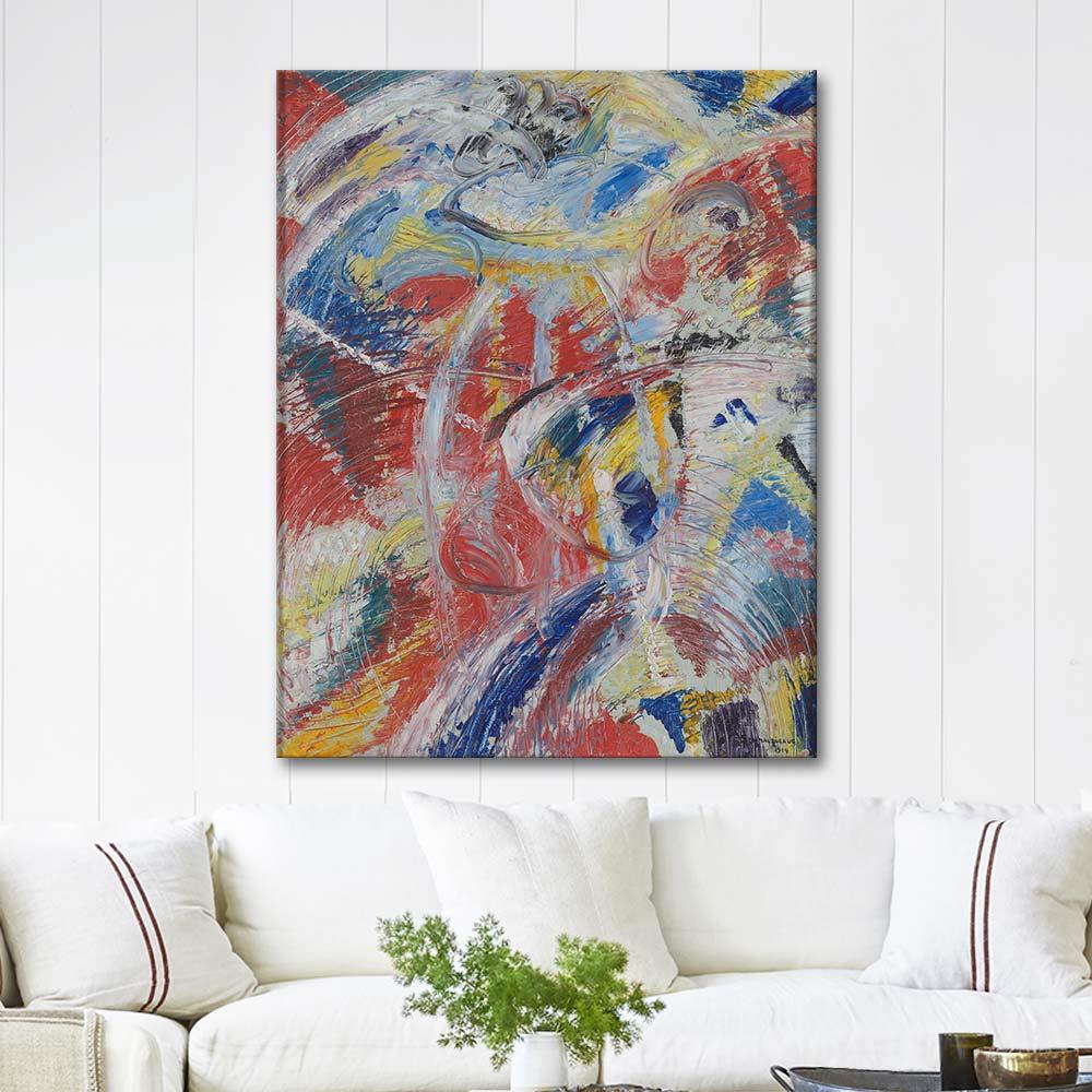 Development of a Theme in Red; Carnival by Jules Schmalzigaug as Art Print