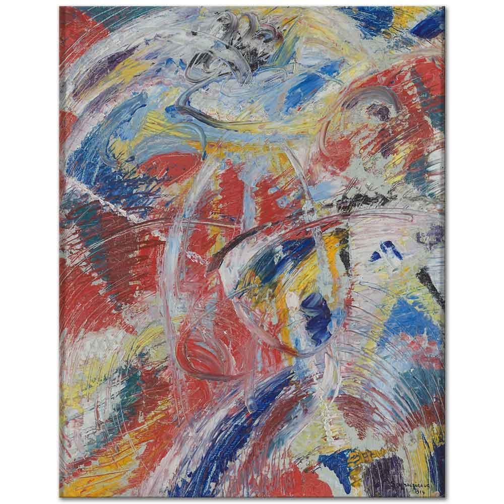 Development of a Theme in Red; Carnival by Jules Schmalzigaug