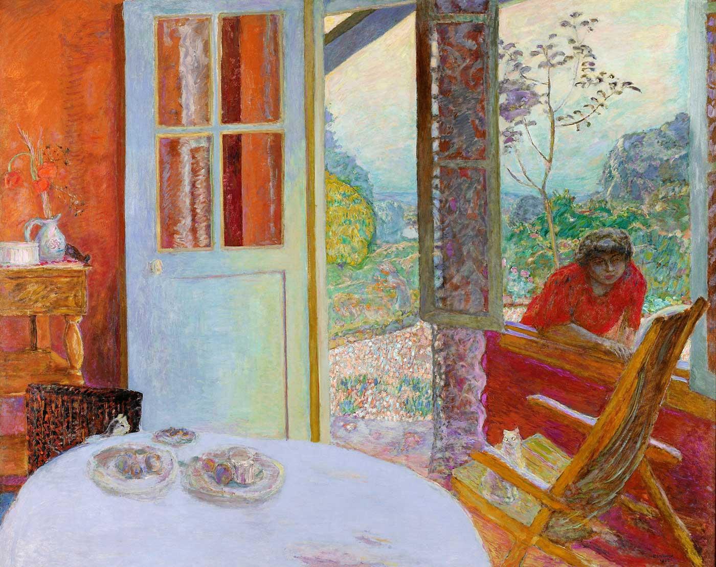 Pierre Bonnard Kırsalda Yemek Odası Kanvas Tablo