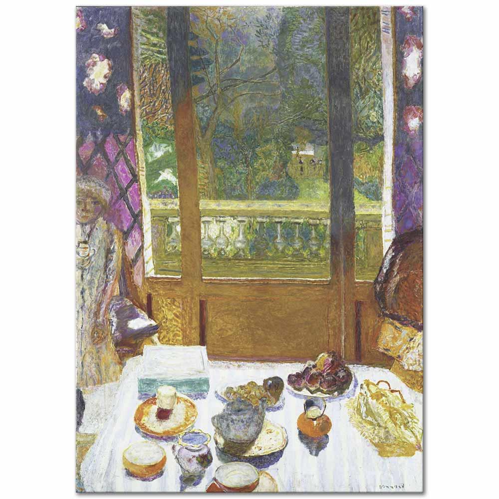 Dining Room Overlooking the Garden by Pierre Bonnard