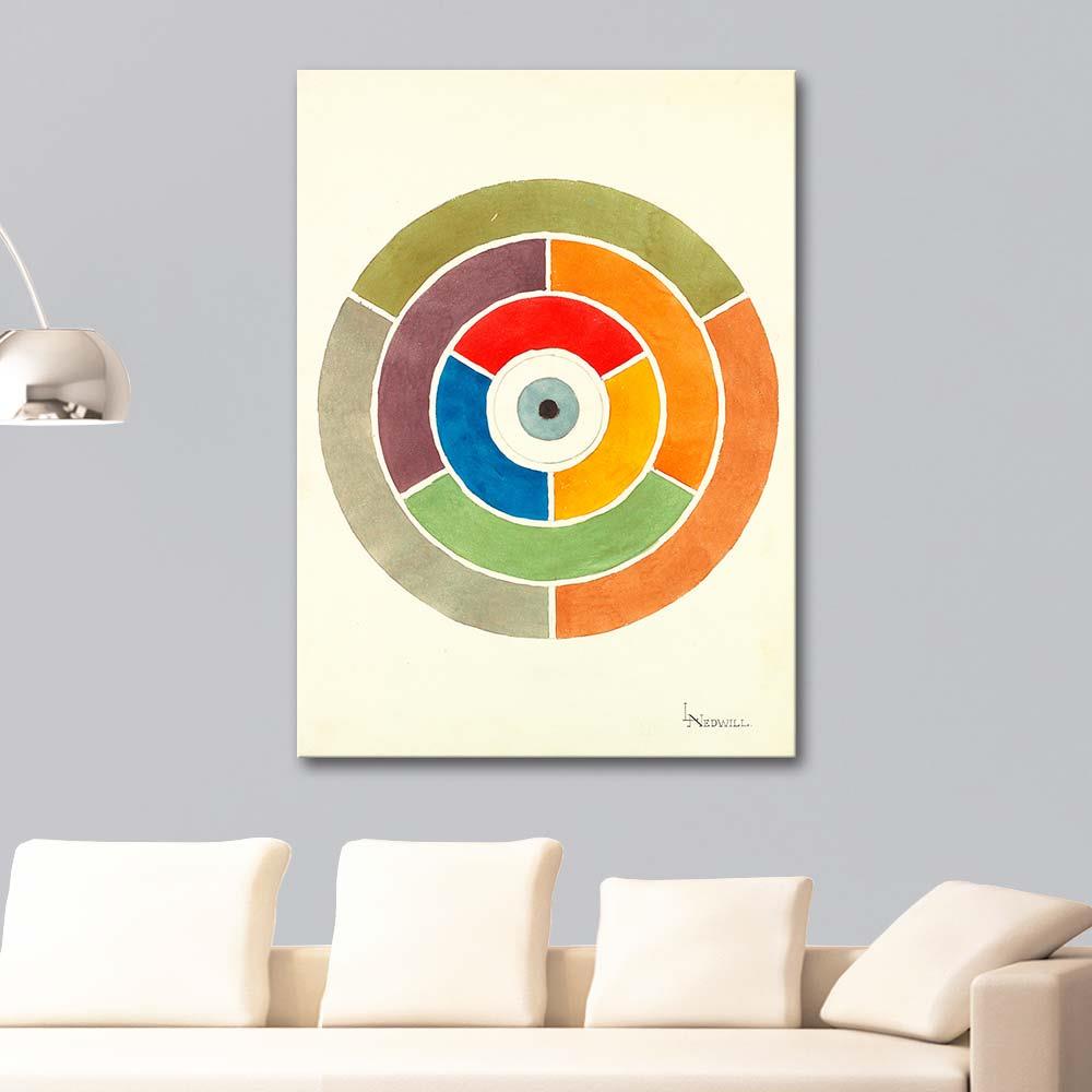 Elizabeth A. Nedwill Birincil, İkincil ve Üçüncül Renkler Kanvas Tablo
