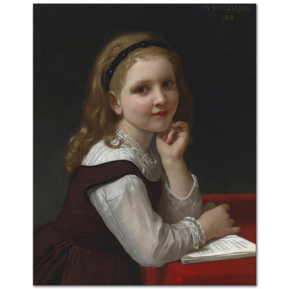 William Adolphe Bouguereau Dikkat Dağınıklığı Kanvas Tablo