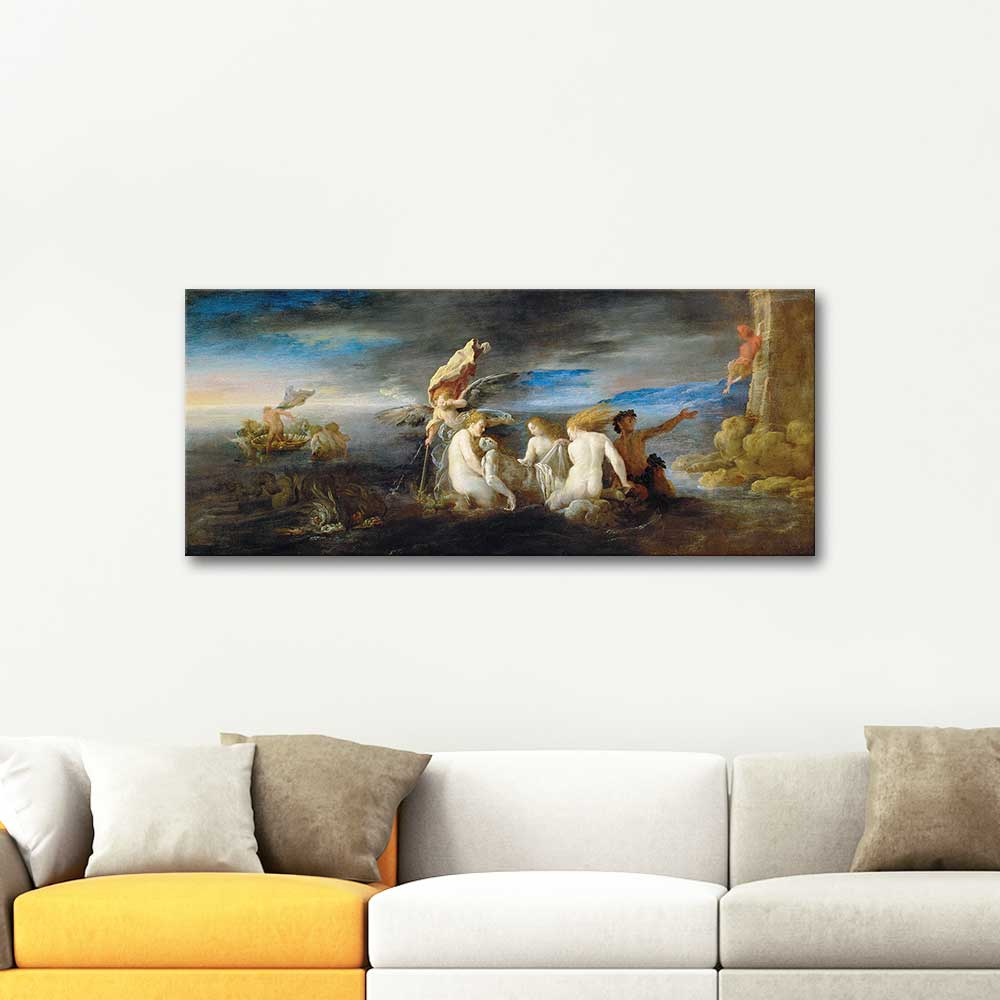 Domenico Fetti Hero Mourning the Dead Leander Art Print