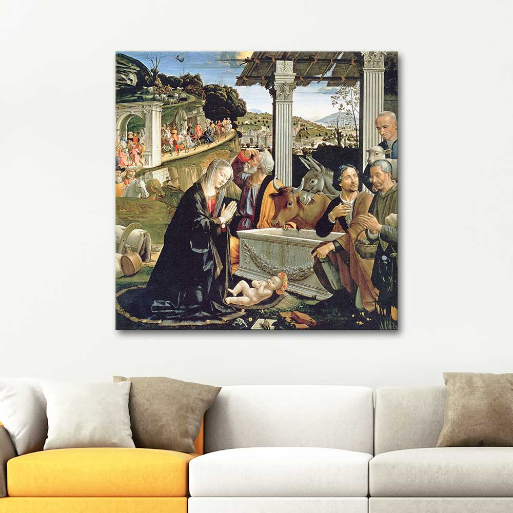 Domenico Ghirlandaio Adoration of the Shepherds Art Print