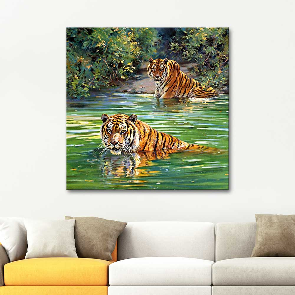 Donald Grant Cool Cats Art Print