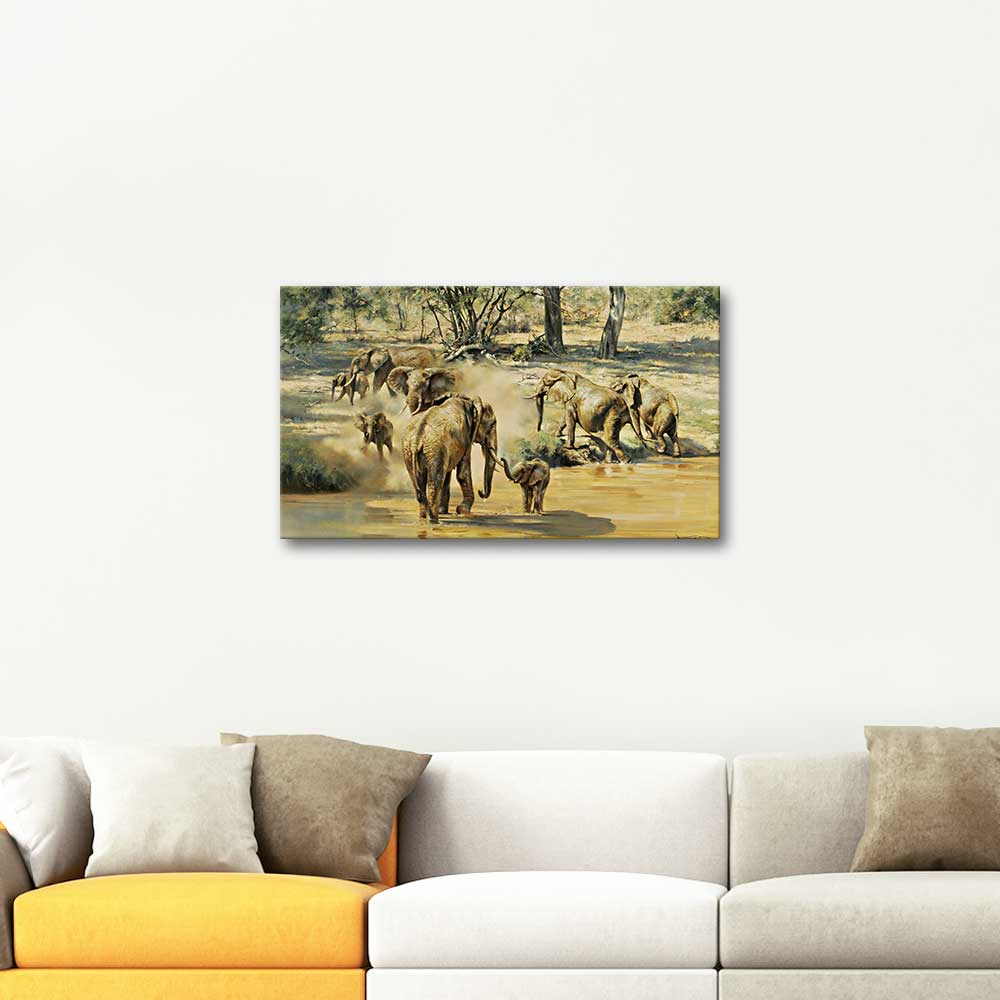 Donald Grant Elephant Heaven Art Print