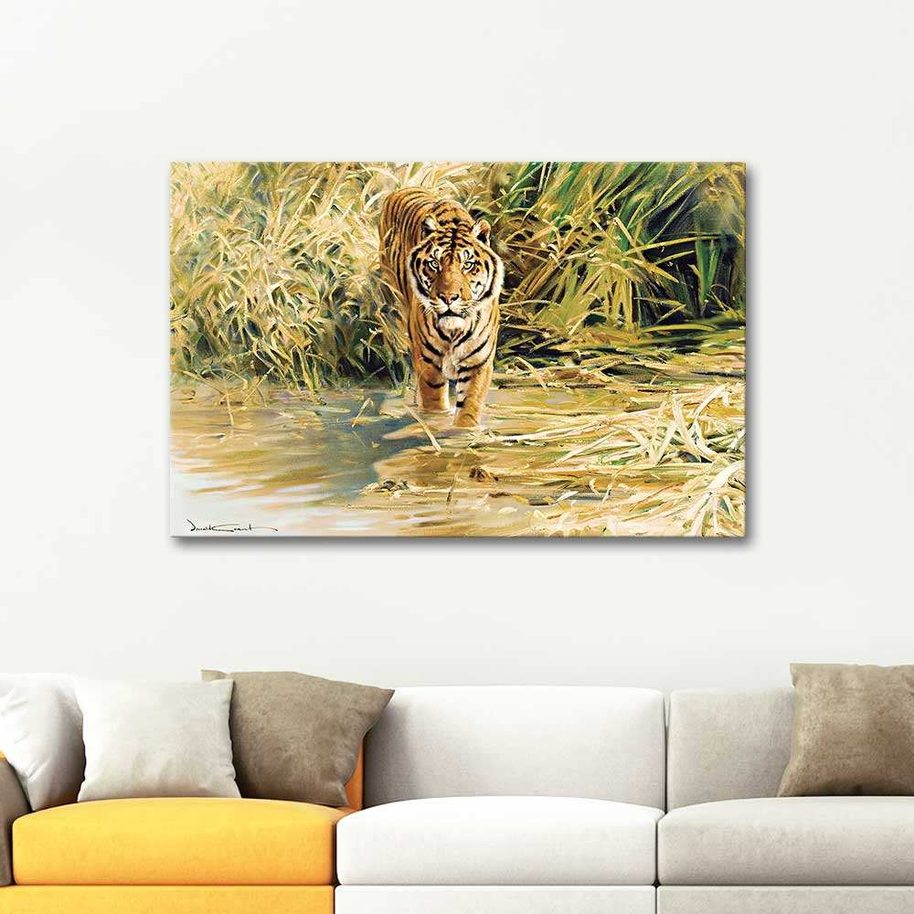 Donald Grant Tiger Art Print