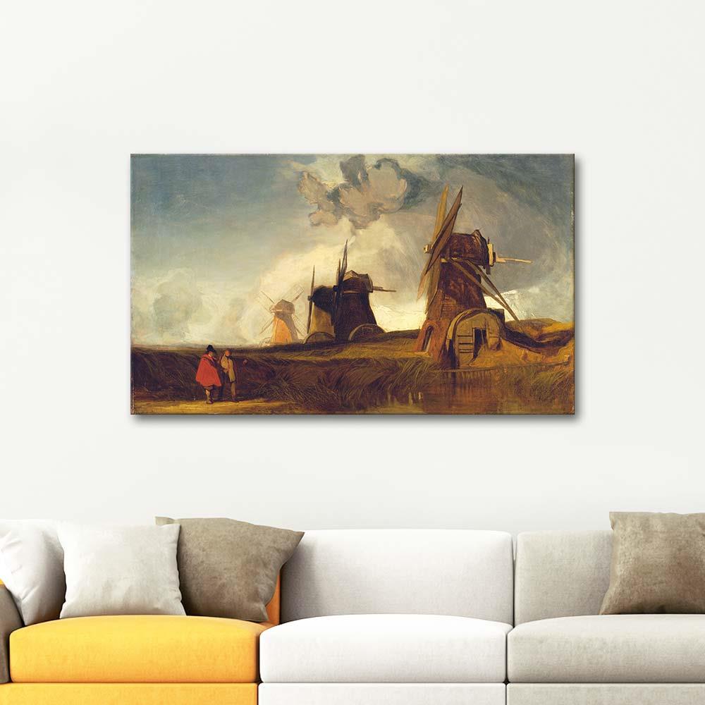 John Sell Cotman Değirmen Lincolnshire Kanvas Tablo