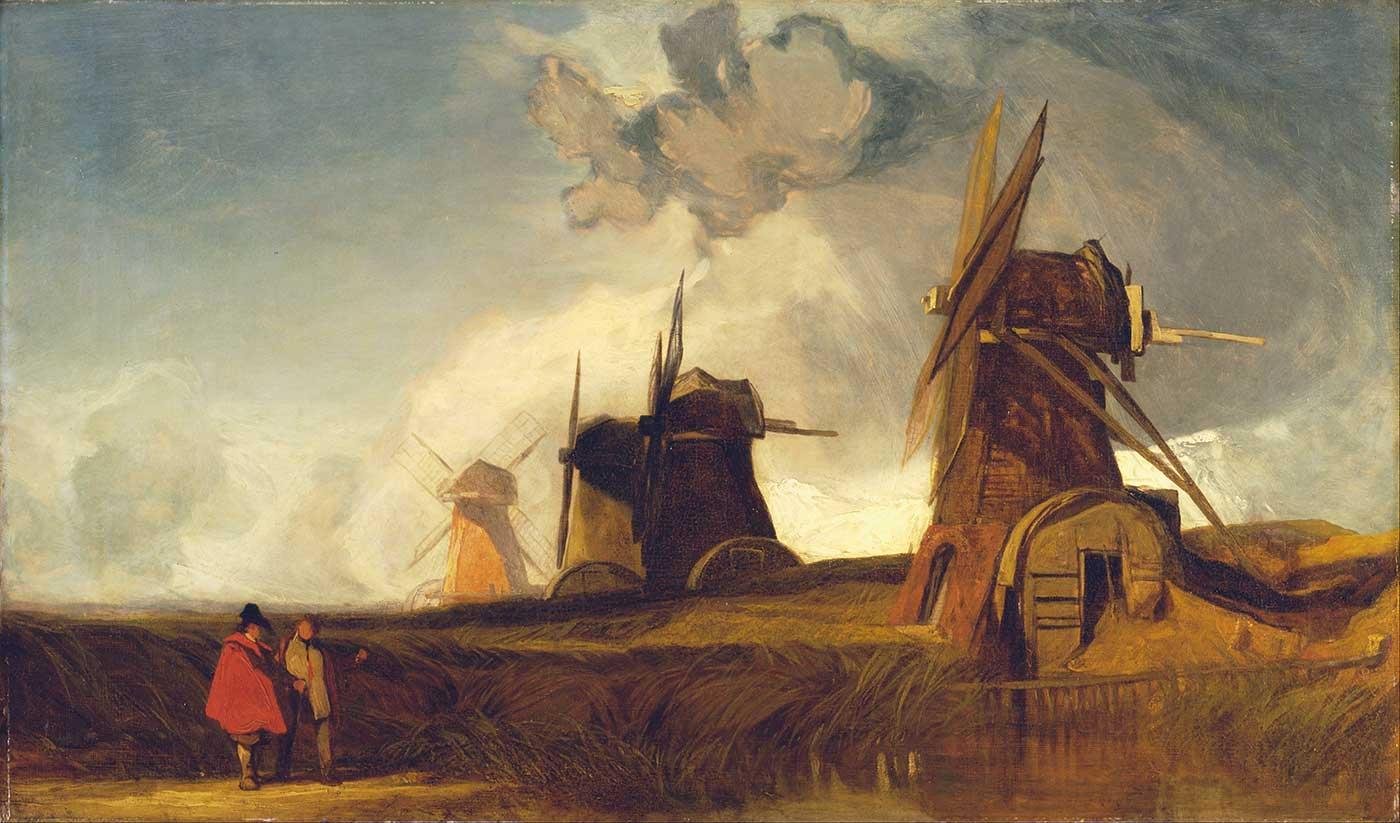 John Sell Cotman Değirmen Lincolnshire Kanvas Tablo