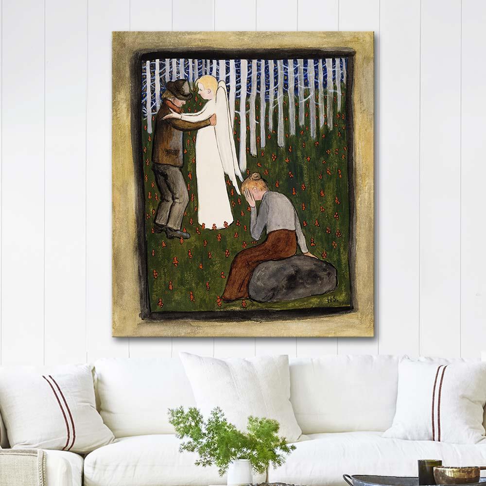 Hugo Simberg Rüya Kanvas Tablo