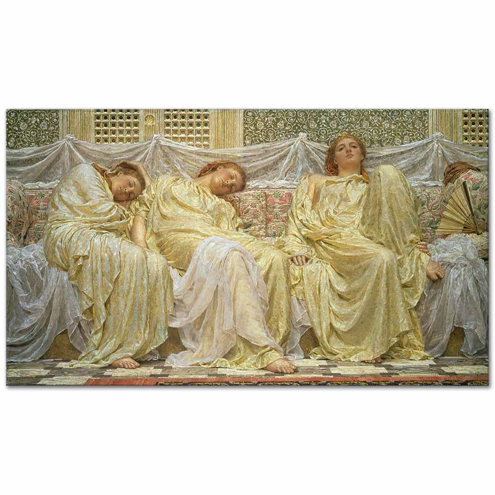 Albert Joseph Moore Rüya Görenler Kanvas Tablo