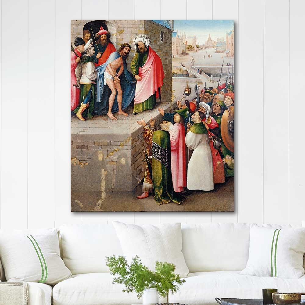Hieronymus Bosch Ecce Homo Kanvas Tablo