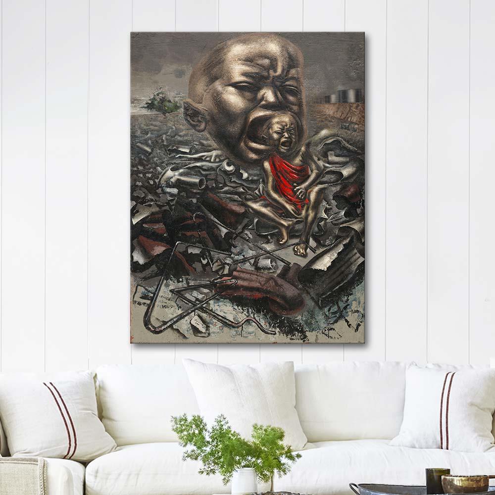 Echo of a Scream by David Alfaro Siqueiros as Art Print
