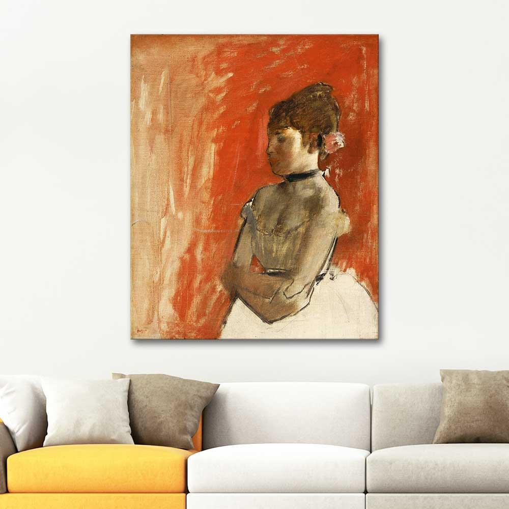 Edgar Degas Balerin Pozu Kanvas Tablo