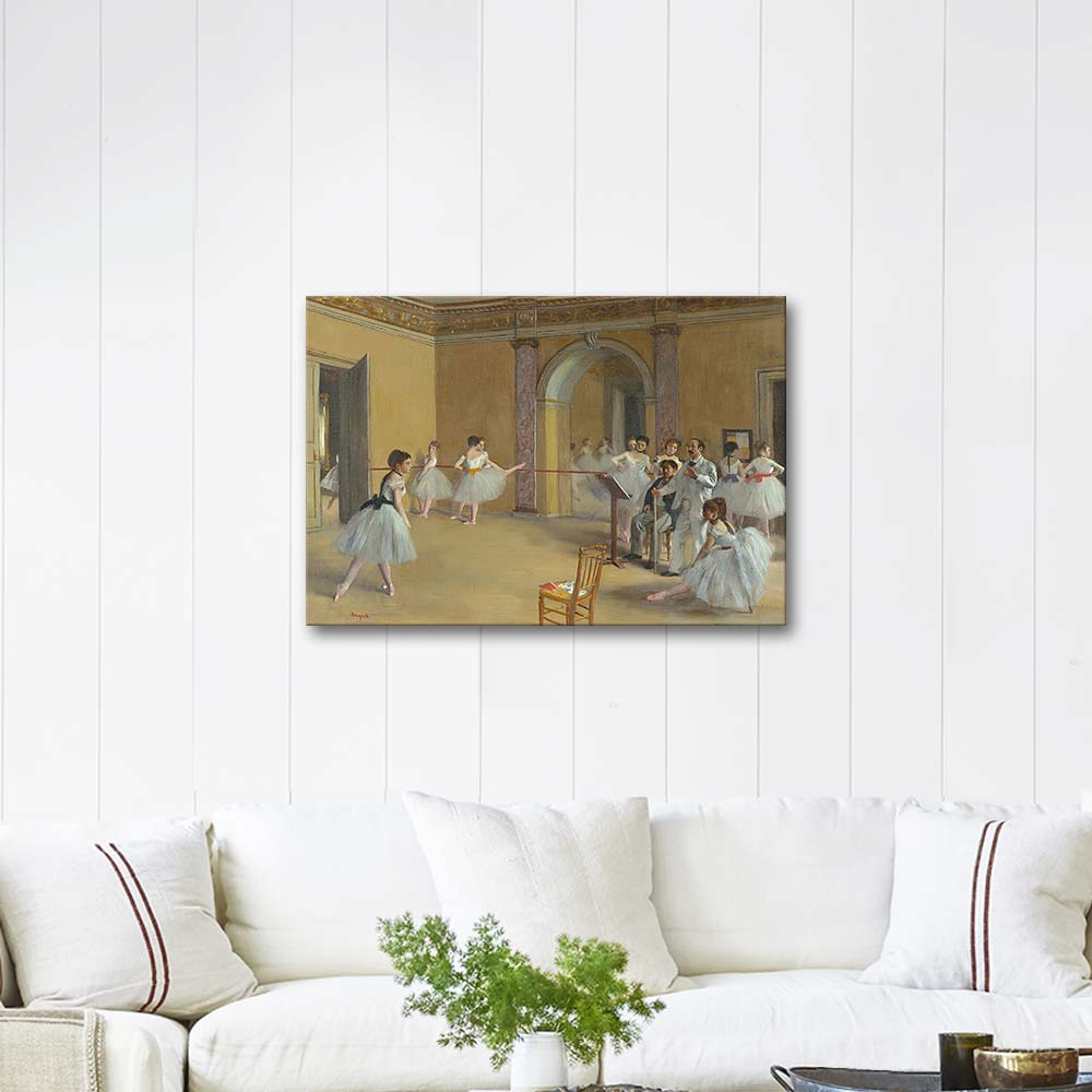 Edgar Degas Ballet Hall of the Opera on Rue Peletier Art Print