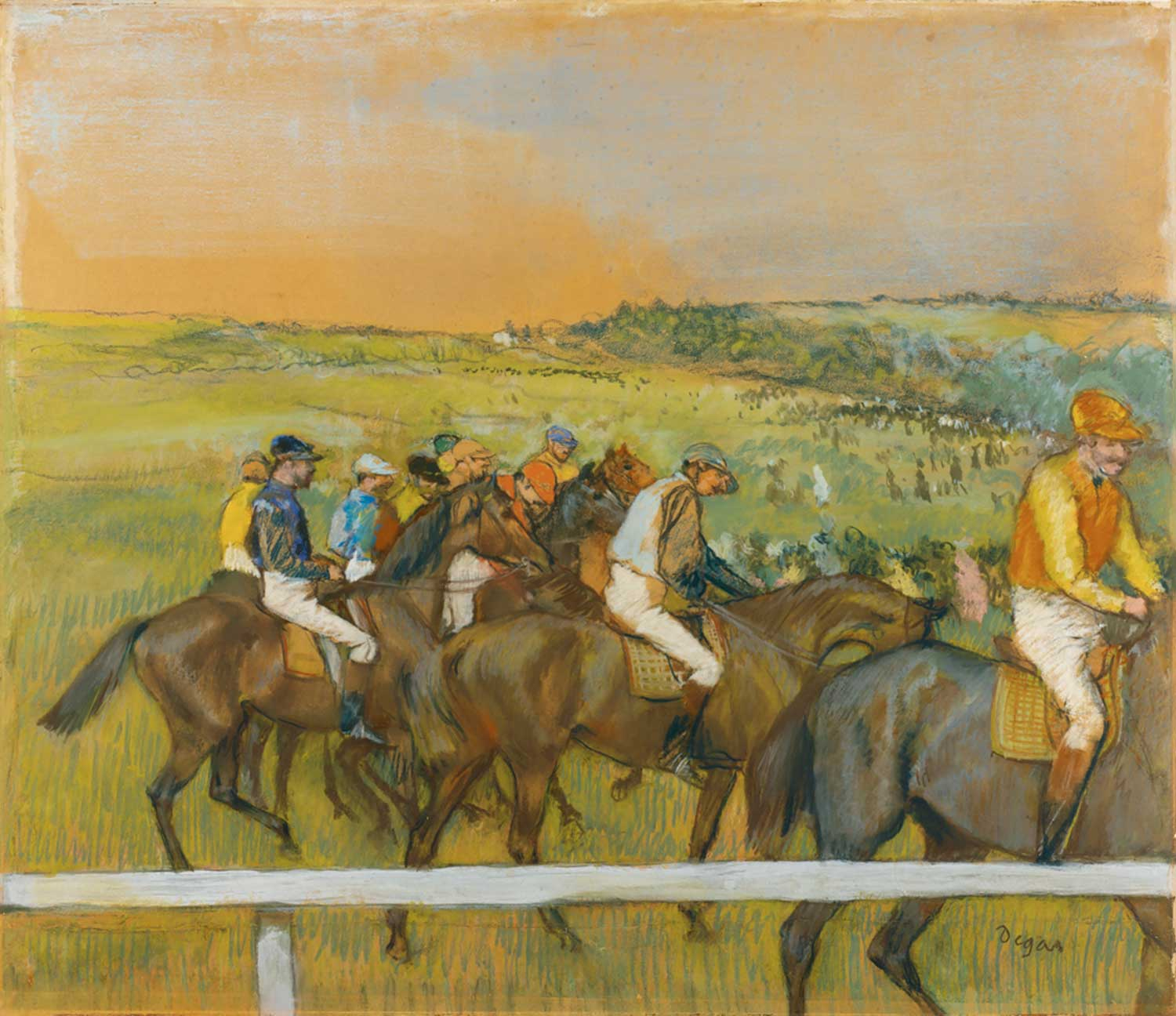 Before The Race by Edgar Degas