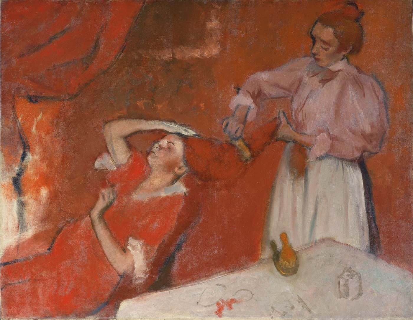 Combing the Hair by Edgar Degas