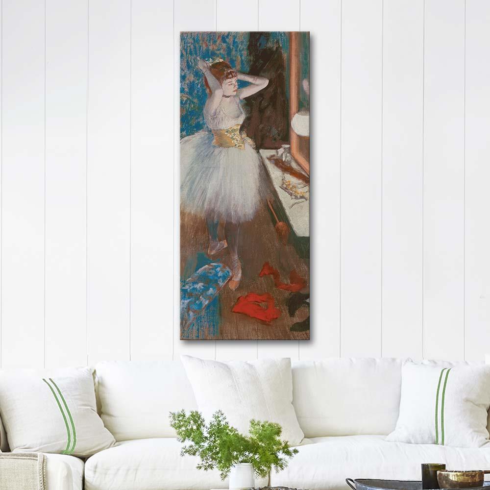 Edgar Degas Dancer in Her Dressing Room Art Print