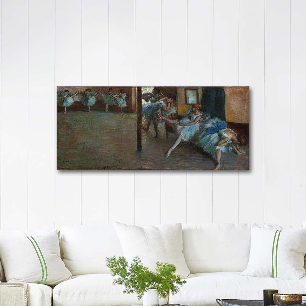 Edgar Degas The Ballet Rehearsal Art Print