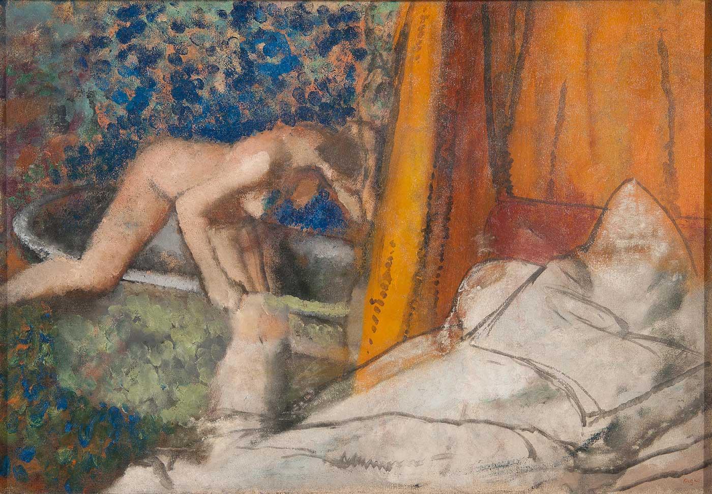 The Bath by Edgar Degas
