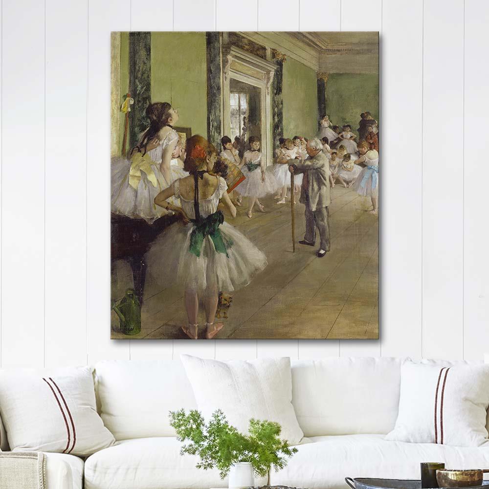 Edgar Degas Bale Sınıfı Kanvas Tablo