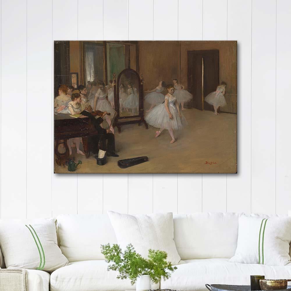 Edgar Degas The Dancing Class Art Print