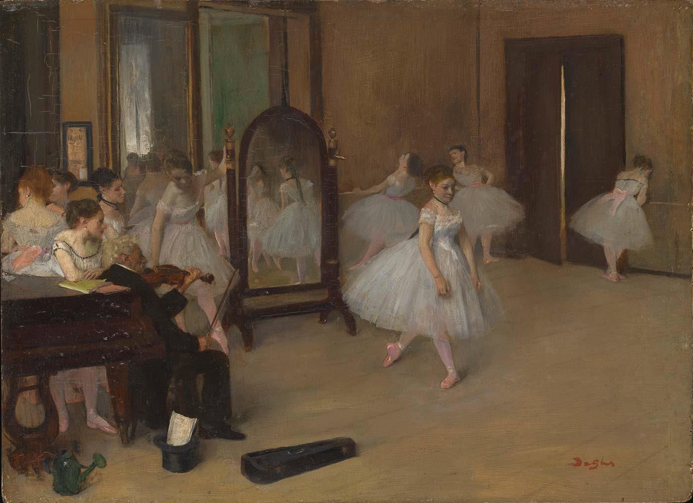 Edgar Degas The Dancing Class Art Print