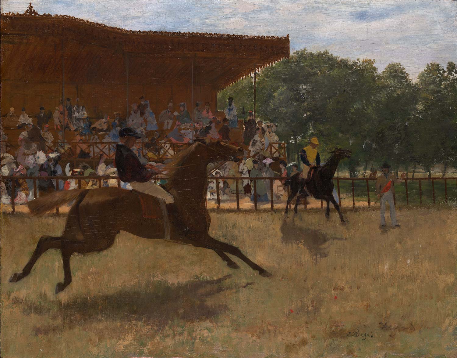 Edgar Degas The False Start Art Print