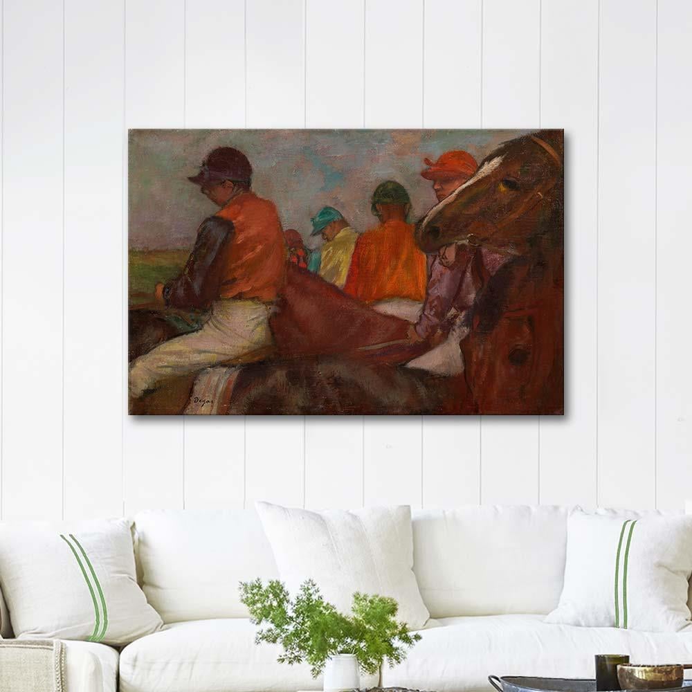 Edgar Degas The Jockeys Art Print