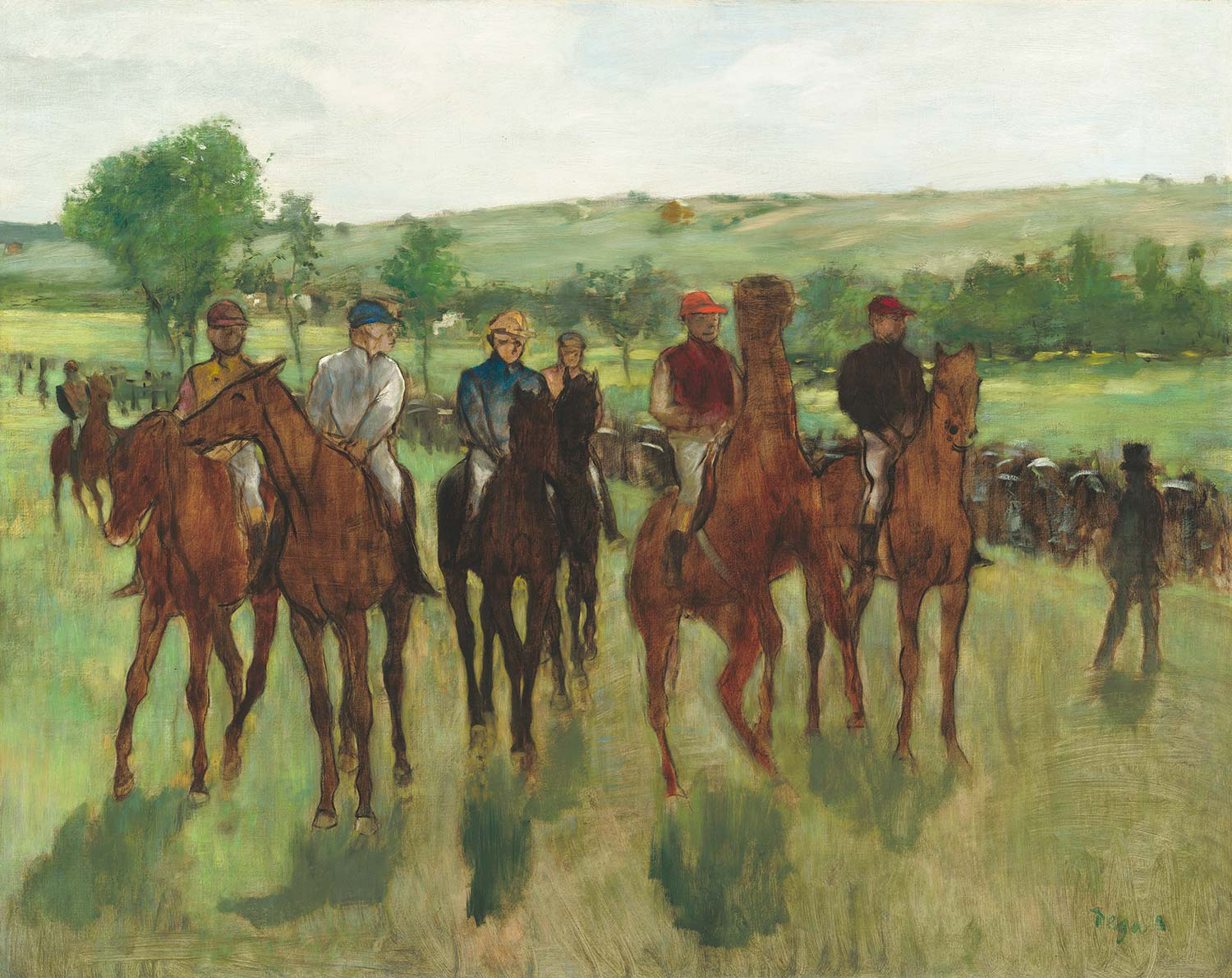 The Riders by Edgar Degas