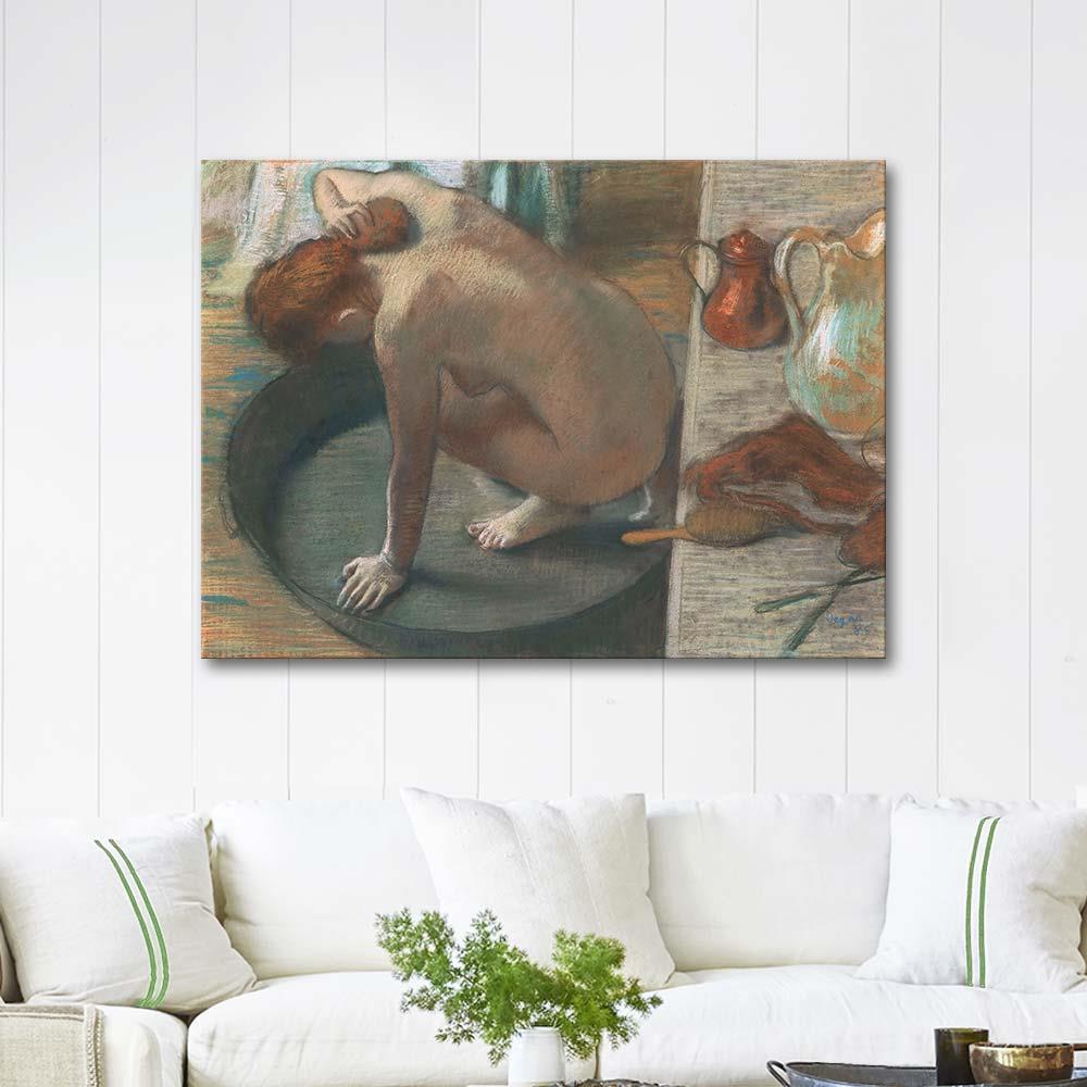 Edgar Degas The Tub Art Print