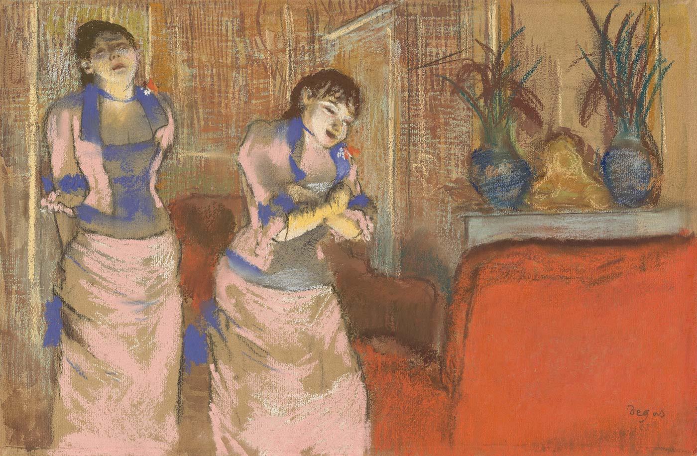 Two Women by Edgar Degas