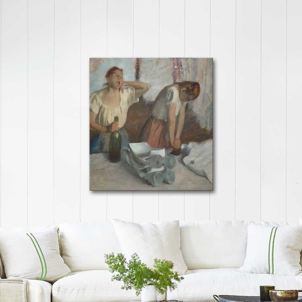 Edgar Degas Women Ironing Art Print