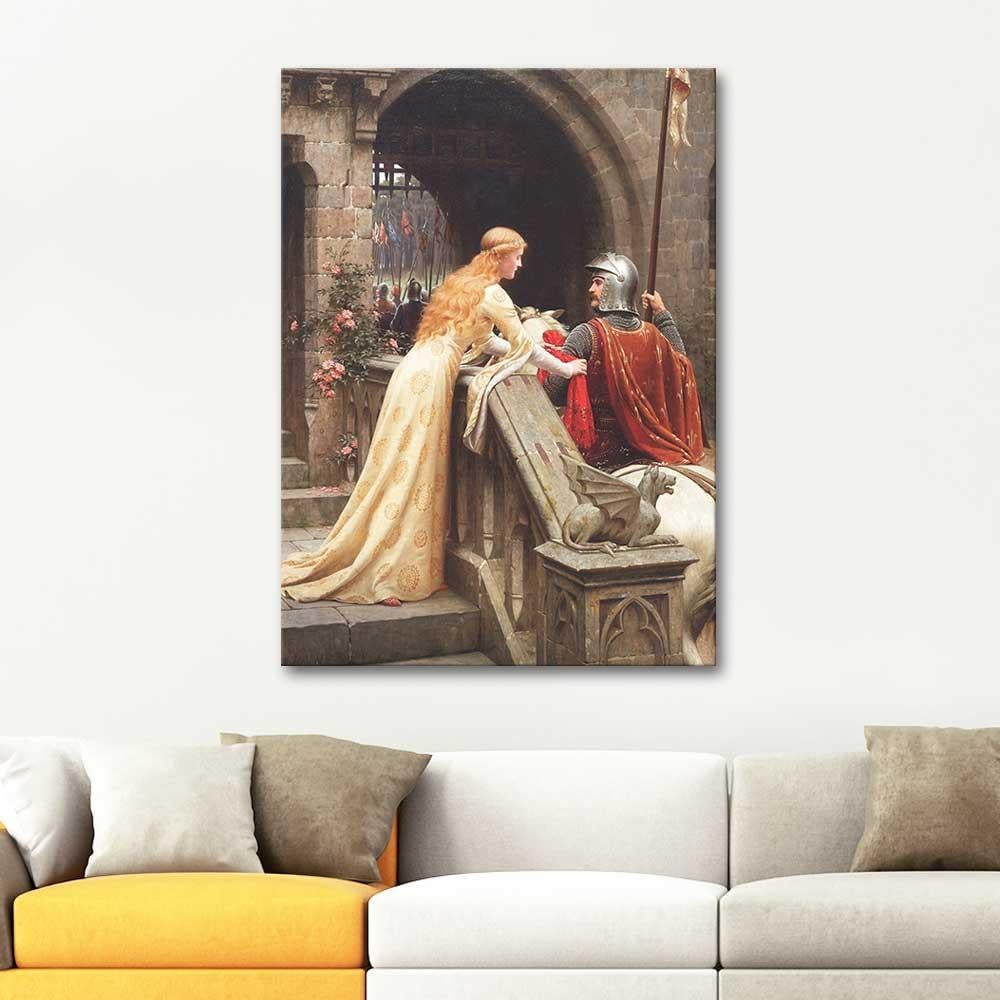Edmund Blair Leighton Tanrı Kuvvet Versin Kanvas Tablo