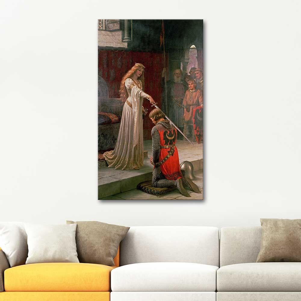 Edmund Blair Leighton The Accolade Art Print