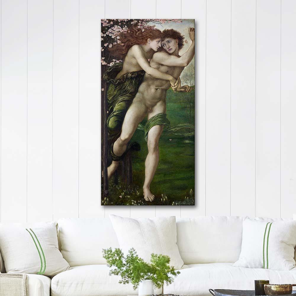 Edward Burne Jones Phyllis ve Demophoon Kanvas Tablo