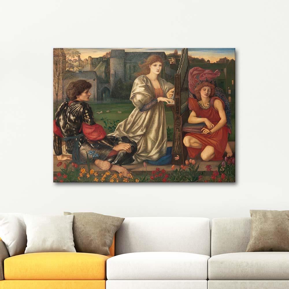 Edward Burne Jones The Love Song Art Print