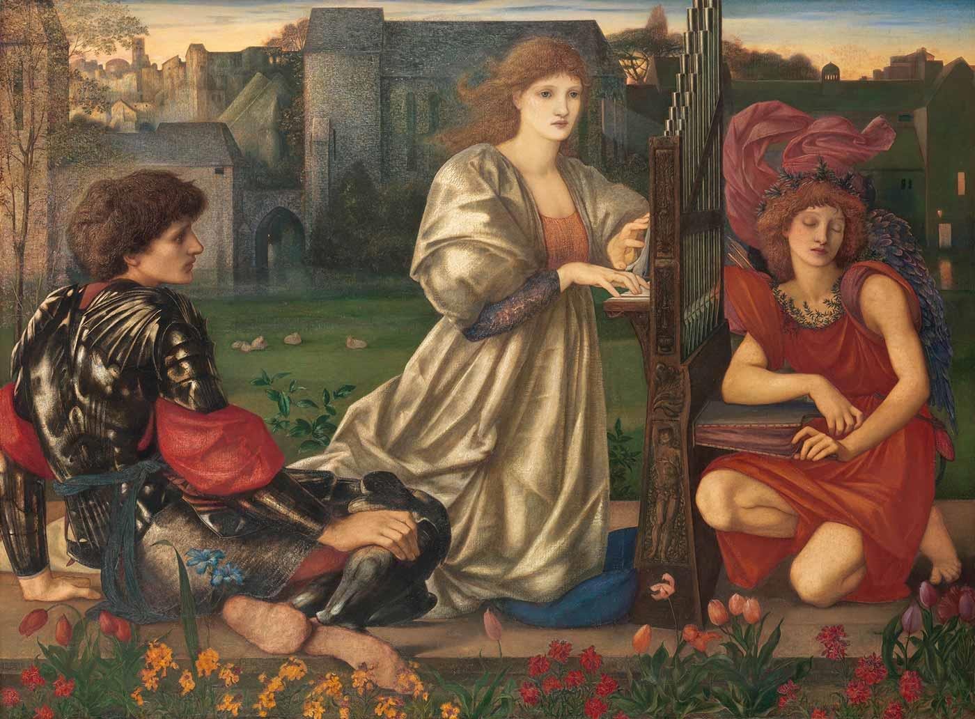 The Love Song by Edward Burne Jones