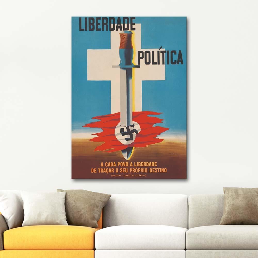 Edward McKnight Kauffer Liberdade Politica Art Print