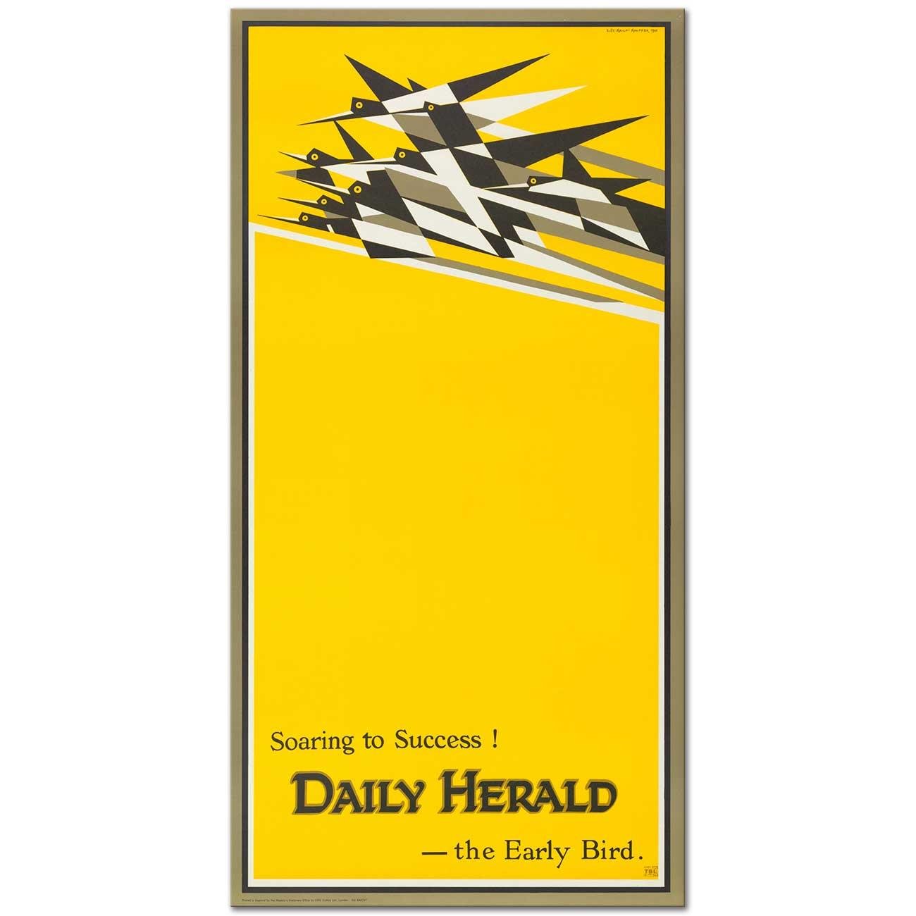 Soaring To Success The Early Bird by Edward McKnight Kauffer