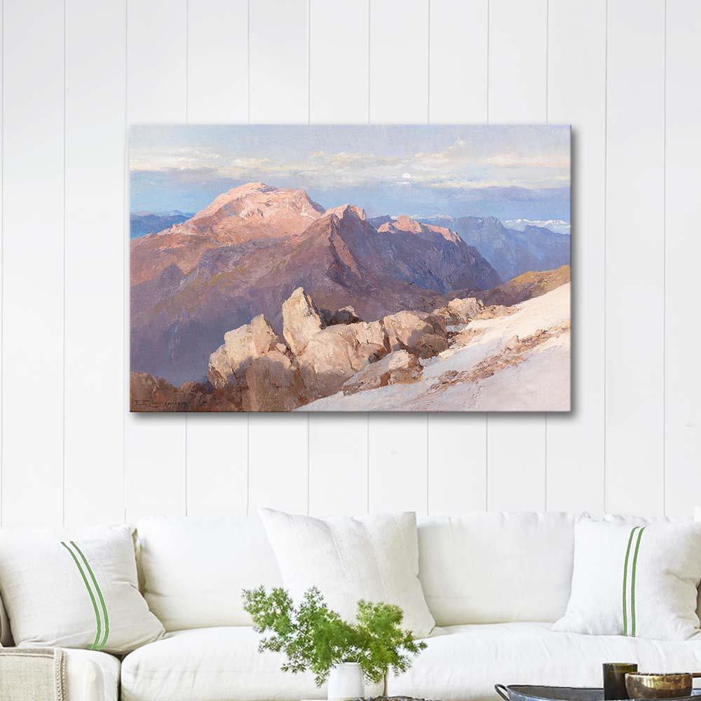 Edward Theodore Compton Hoher Göll vom Watzmann Art Print